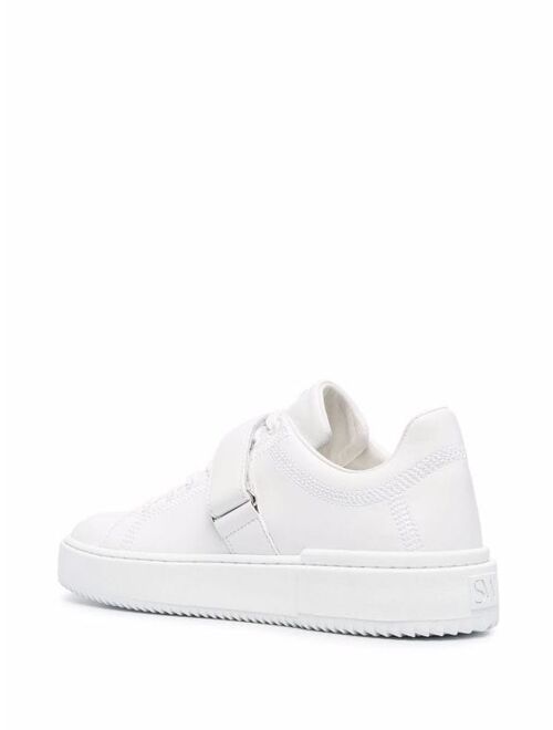 Stuart Weitzman Shine buckled sneakers