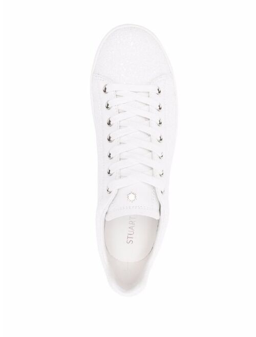 Stuart Weitzman lace-up low-top sneakers
