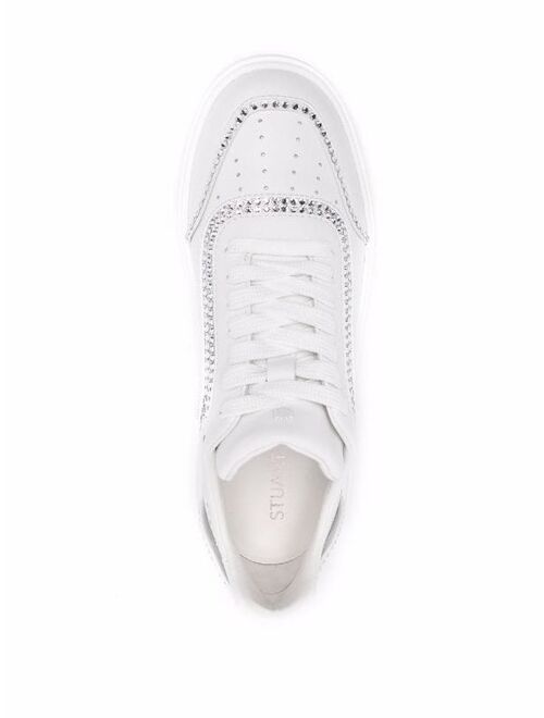 Stuart Weitzman Ryan studded low-top sneakers