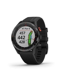 Approach S62, Premium Golf GPS Watch, Built-in Virtual Caddie, Mapping and Full Color Screen, Black (010-02200-00)