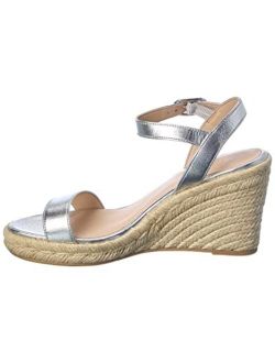 Teddi Leather Wedge Sandal