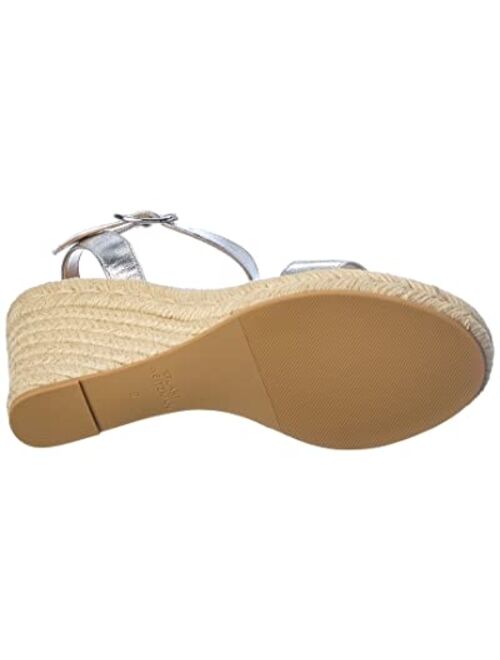 Stuart Weitzman Teddi Leather Wedge Sandal