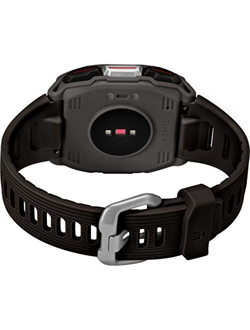 TIMEX IRONMAN R300 GPS Smartwatch with Heart Rate 41mm – Dark Gray with Black Silicone Strap