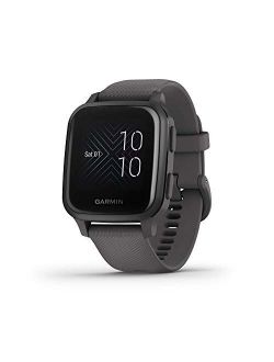 Venu Sq Music, GPS Smartwatch with Bright Touchscreen Display, Features Music and Up to 6 Days of Battery Life, Black (Renewed)