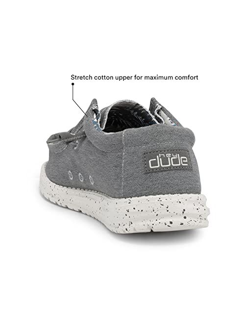 Hey Dude Men's Wally Funk Rock/Sand Multiple Colors | Men’s Shoes | Men's Lace Up Loafers | Comfortable & Light-Weight