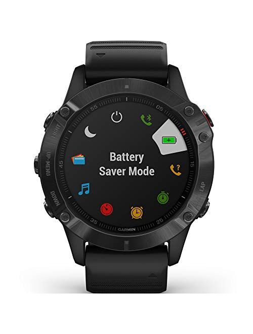 Garmin Fenix 6 Multisport GPS Smartwatch Bundle with Fenix 6 Screen Protector