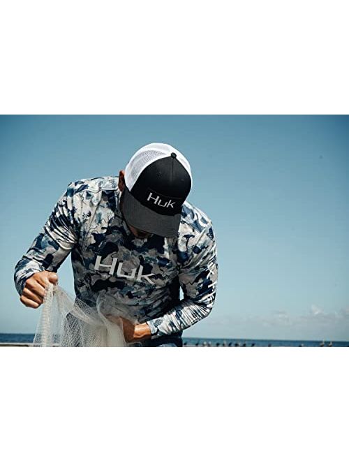 HUK Men's Icon X Camo Long Sleeve Performance Fishing Shirt