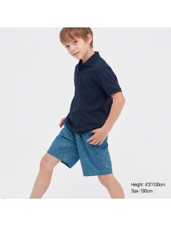 Easy Cotton Printed Elastic Waist Shorts