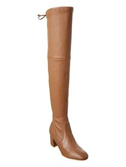Genna Leather Over-The-Knee Boot