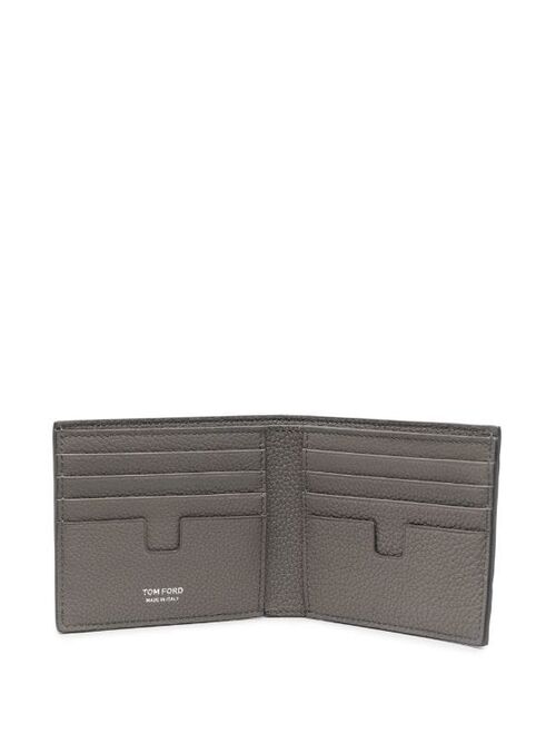 TOM FORD logo-stamp leather wallet