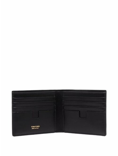 TOM FORD camouflage print leather wallet