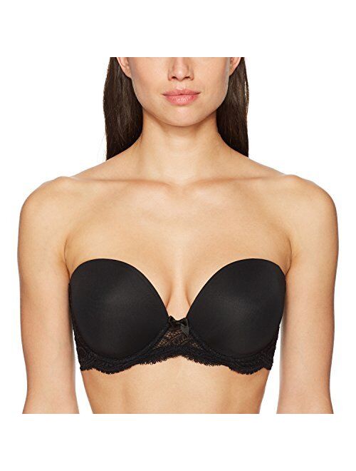 Simone Perele Women's Eden Strapless Plunge Bra Smooth Cup