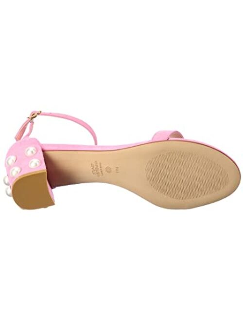 Stuart Weitzman Simple Pearls Suede Sandal