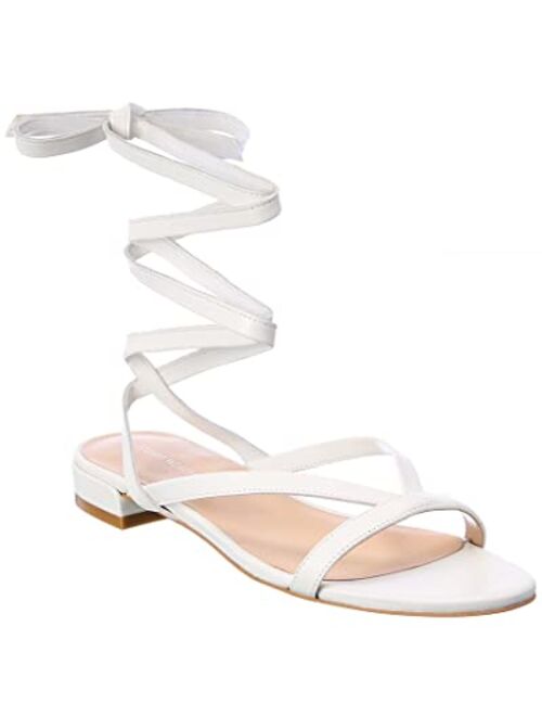 Stuart Weitzman Anita Leather Sandal