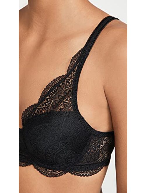 Simone Perele Women's Karma 3D Molded with Triangle Lace Bra