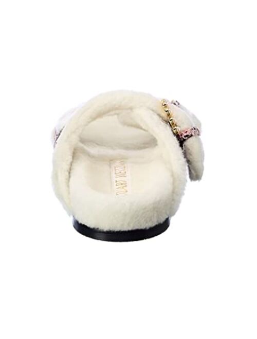 Stuart Weitzman Piper Chill Tweed & Shearling Slide