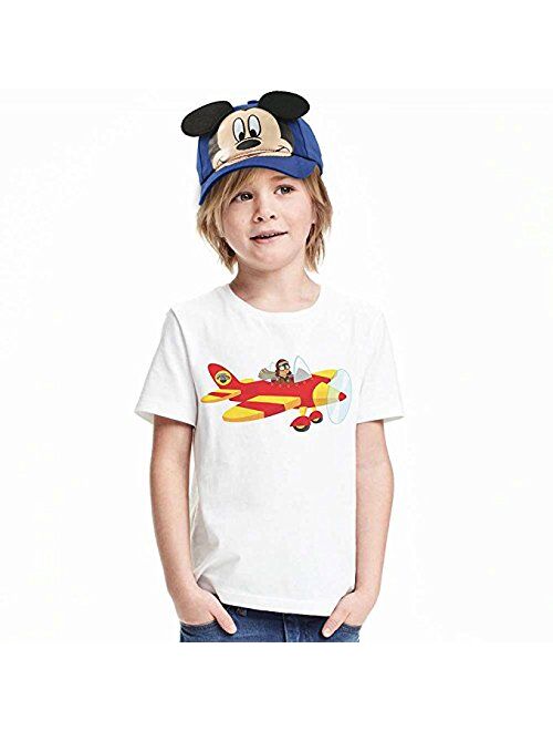 Disney Mickey Mouse Baseball Cap with 3D Mickey Ears (Toddler/Little Boys)