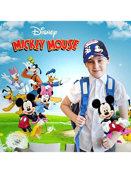 Disney Boys Mickey Mouse Cotton Baseball Cap Hat Age 4-7 Blue