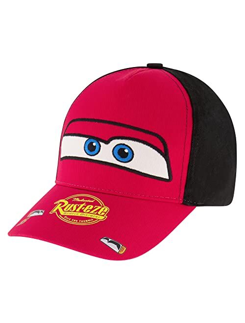 Disney boys Disney Toddler Hat for Boyâ€™s, Lightning Mcqueen Kids Baseball Cap, Red, 2-4T US