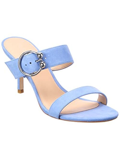 Stuart Weitzman Belinda 75 Suede Slide Sandal