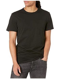 Men's Crewneck Pocket Basic T-Shirt