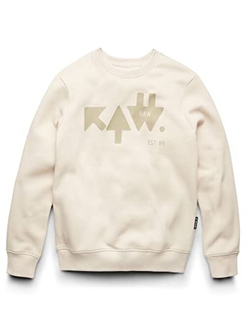 G-Star Raw Men's Logo Raw Crewneck Sweatshirt