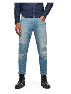 Loic Vintage Marine Blue Restored Relaxed Tapered Jean