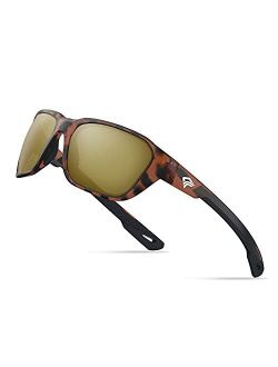 TOREGE Mens Sunglasses Polarized Sports Sunglasses for Men Women Fishing Driving Running Sunglasses TR29