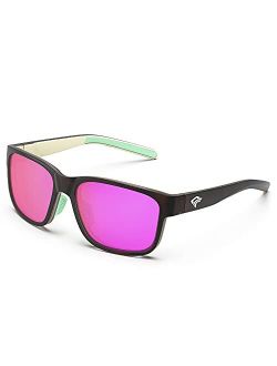 TOREGE Sports Polarized Sunglasses for Men Women Glasses Cycling Running Fishing Boating Trekking Beach Glasses TR67