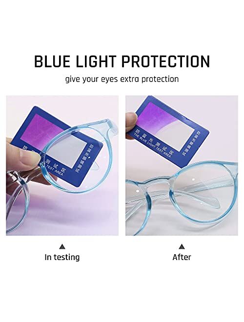 TOREGE Safety Glasses, Anti Fog Safety Glasses with Eye Protection Clear Lens Stylish Blue Light Blocking Glasses Light And Comfortable,Protective Eyewear Glasses For Nur