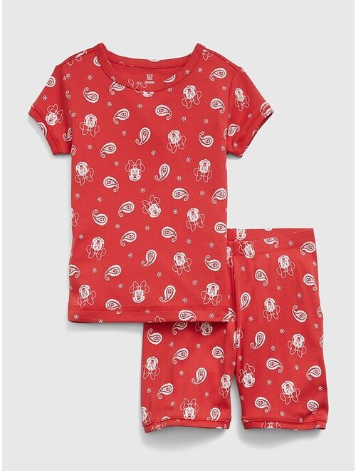 GapKids | Disney 100% Organic Cotton Minnie Mouse PJ Shorts Set