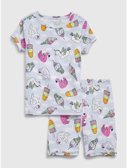 Kids 100% Organic Cotton Float PJ Shorts Set
