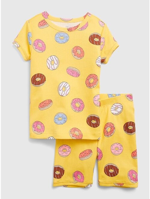 Gap Kids 100% Organic Cotton Donut PJ Shorts Set