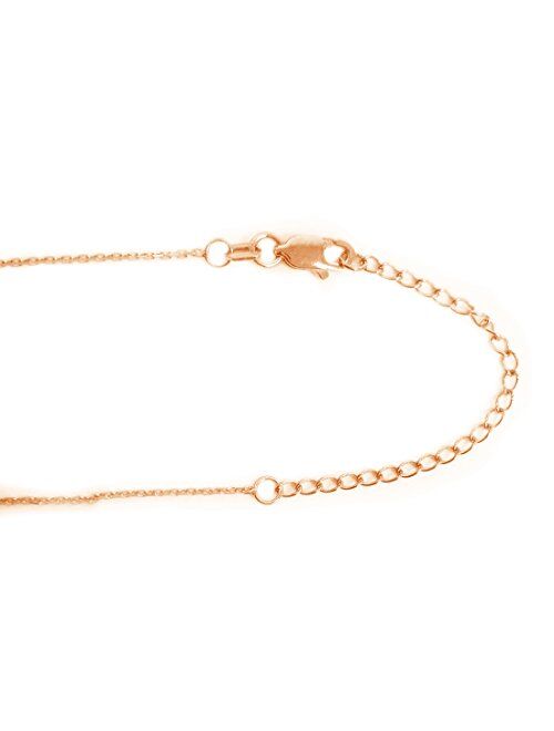 Ritastephens 14k Gold 3 Inch Chain Necklace Extender (Yellow, White, Rose Pink)