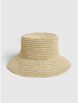 Kids Packable Straw Hat For Girls