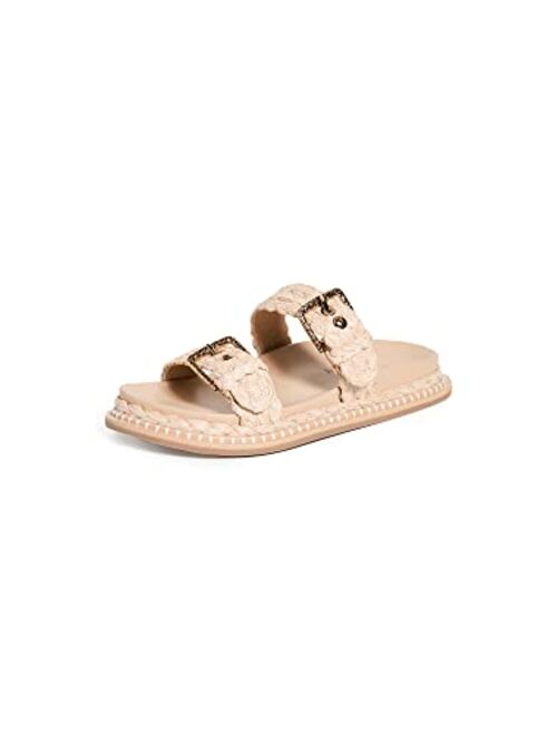 Ulla Johnson Women's Kiera Raffia Slides