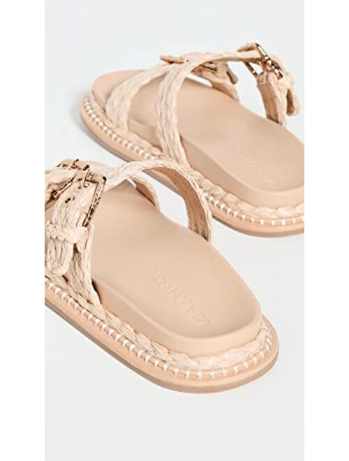 Ulla Johnson Women's Kiera Raffia Slides