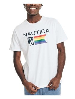 Men's Pride Logo Graphic Cotton Sleep T-Shirt