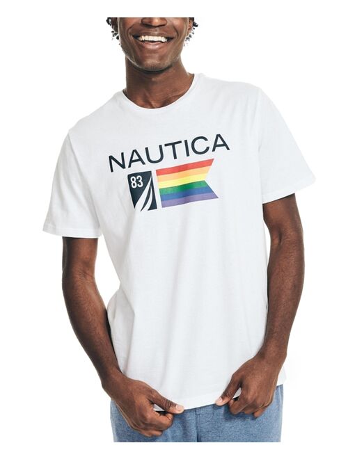 Nautica Men's Pride Logo Graphic Cotton Sleep T-Shirt
