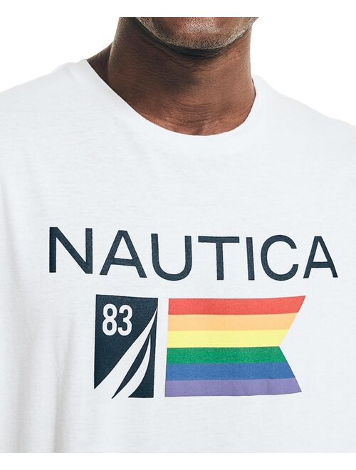 Nautica Men's Pride Logo Graphic Cotton Sleep T-Shirt