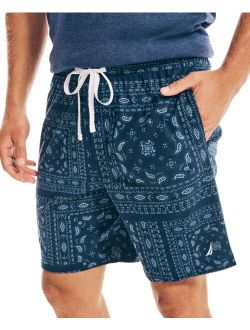 Men's Classic-Fit BandanaPrint Cotton Sleep Shorts