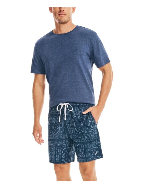 Nautica Men's Classic-Fit BandanaPrint Cotton Sleep Shorts