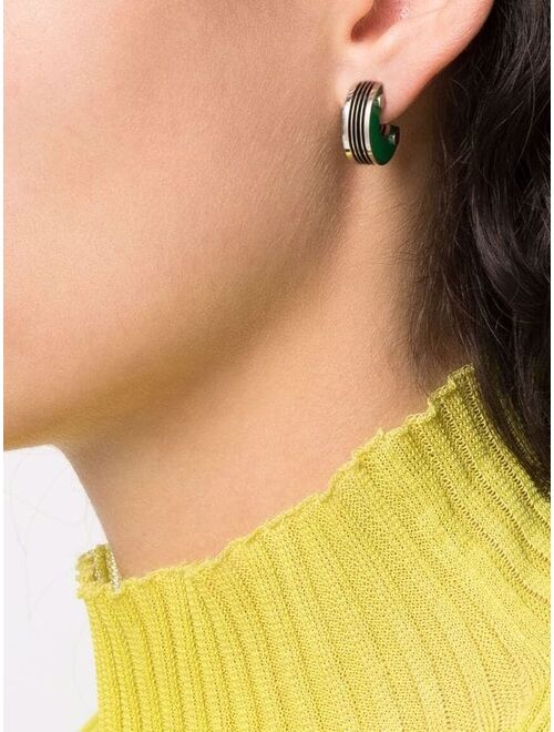 Bottega Veneta Bolt hoop earrings