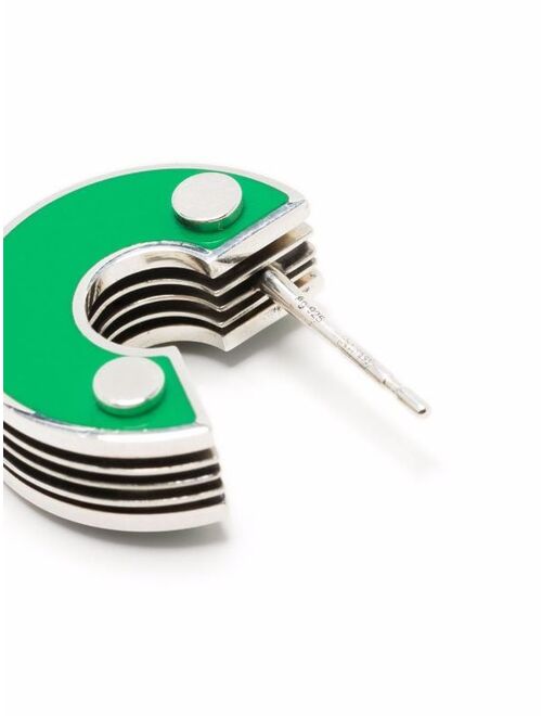 Bottega Veneta Bolt hoop earrings