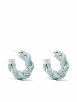 twist-detail hoop earrings