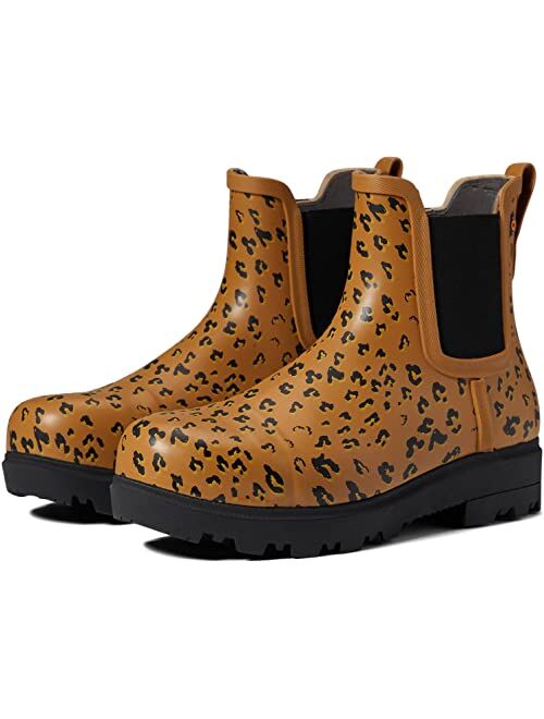Bogs Laurel Chelsea Composite Safety Toe Leopard