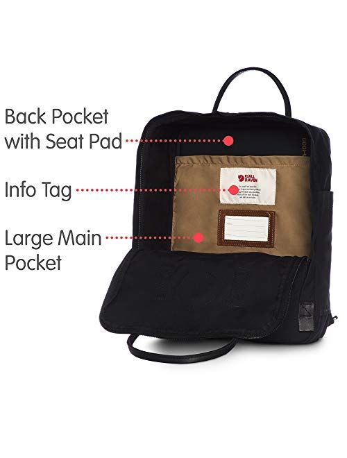 Fjallraven, Kanken No. 2 Backpack for Everyday, Black Edition