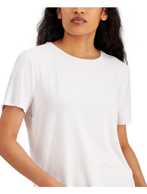 Alfani Petite Step-Hem T-Shirt, Created for Macy's
