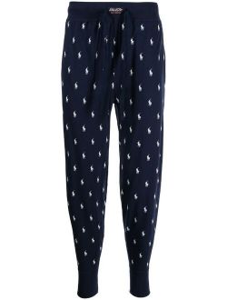 all-over pony print trousers