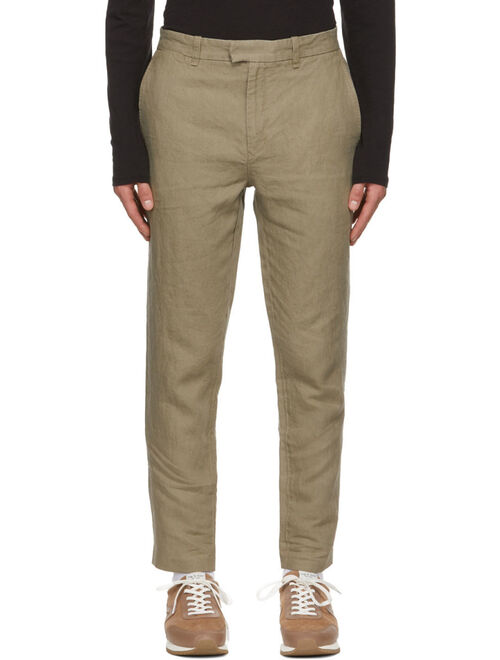 rag & bone Green Linen Trousers